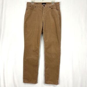 Talbots Women's Corduroy Straight Leg Flawless Five Pocket Pants Size 10 Tan EUC